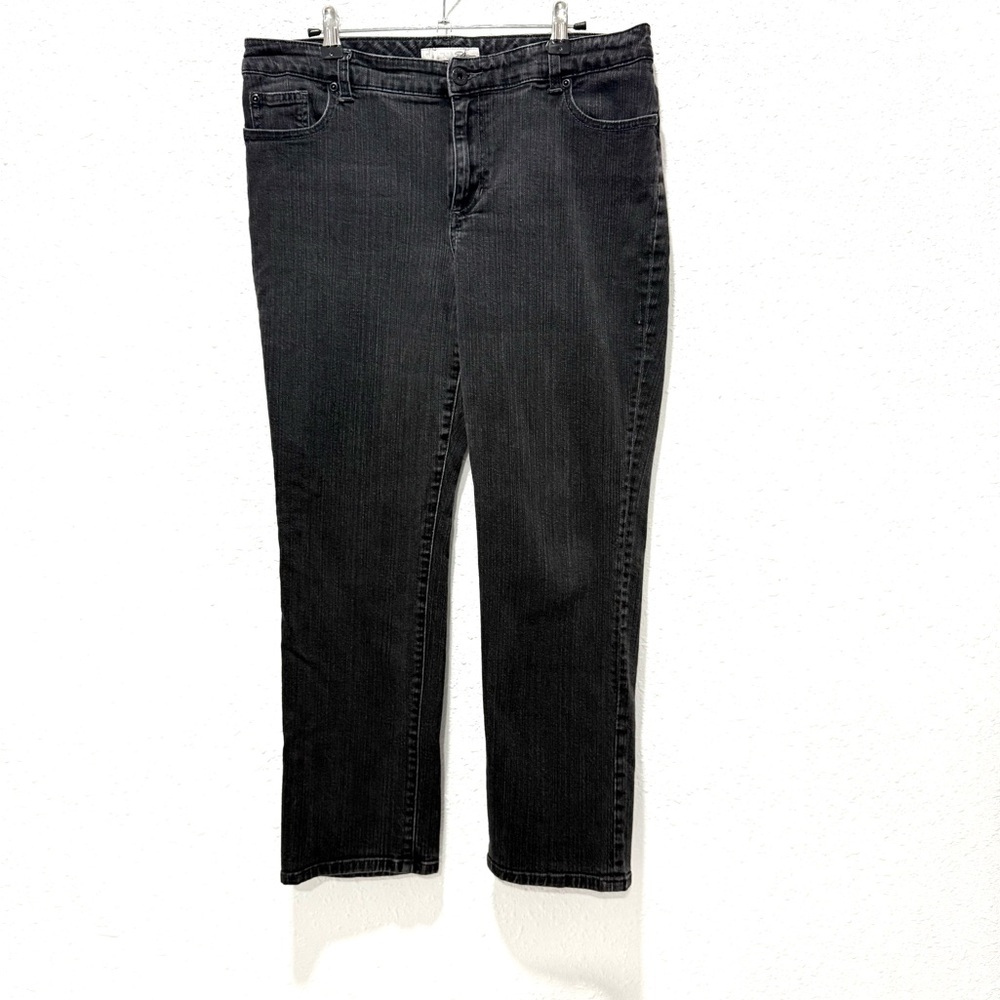 Chico's Black Ankle Jeans 14